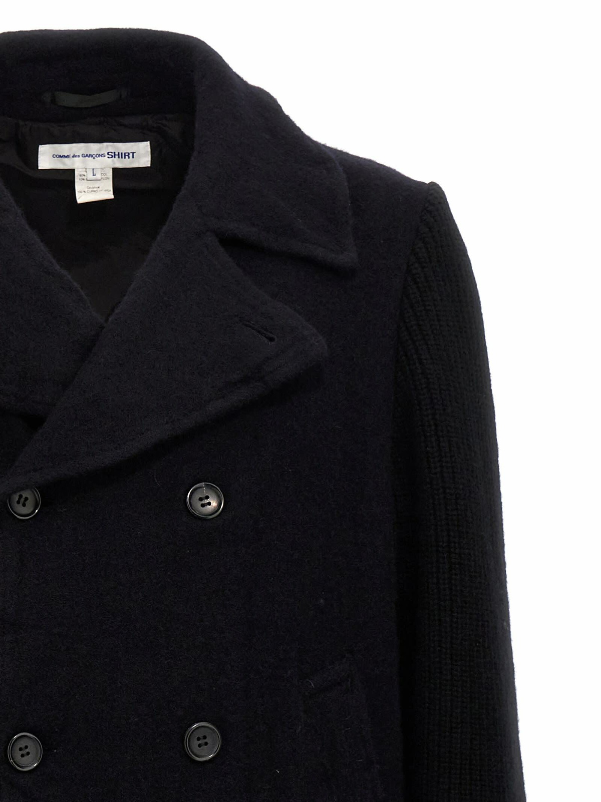 コート COMME DES GARCONS WOOL DOUBLE-BREASTED COAT Comme des Garçons Double-breasted Wool Coat Comme des Garcons