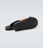 Manolo Blahnik Chiltern suede slides