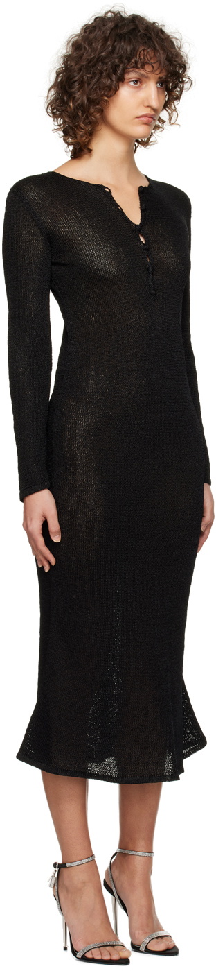 knee length dresses for ladies Shiny maxi dress | COLORI main image 0