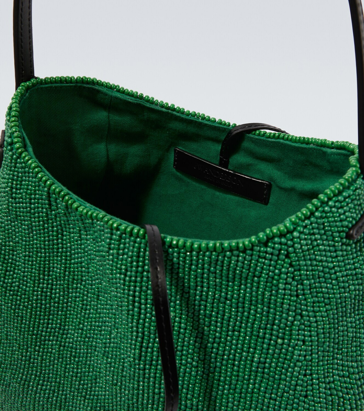 JW Anderson Bulb Small beaded bucket bag