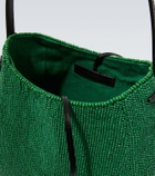 JW Anderson Bulb Small beaded bucket bag