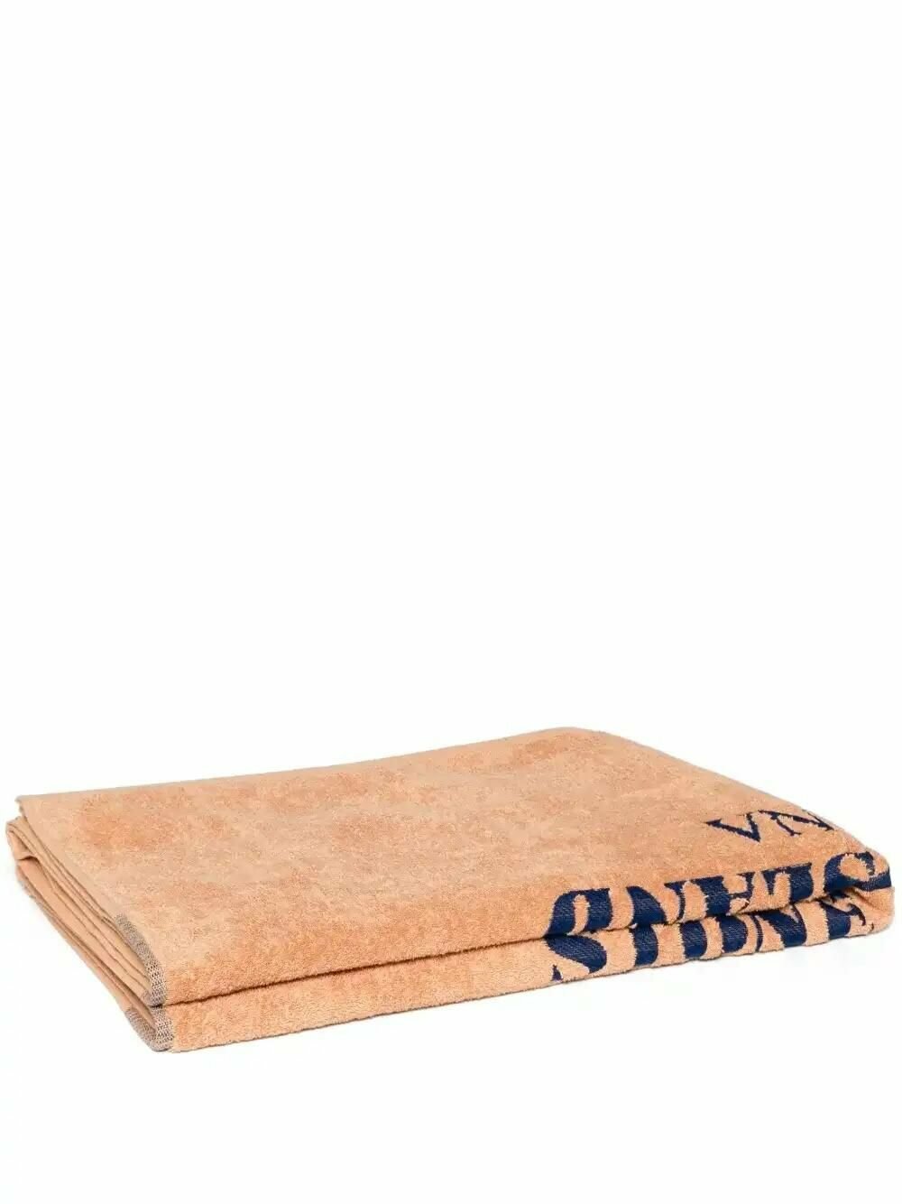 Stone Island Logo-Embroidered Beach Towel