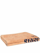 Stone Island Logo-Embroidered Beach Towel