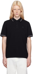 Moncler Black Patch Polo