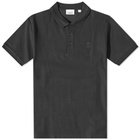 Burberry Men's Eddie TB Circle Logo Polo Shirt in Black