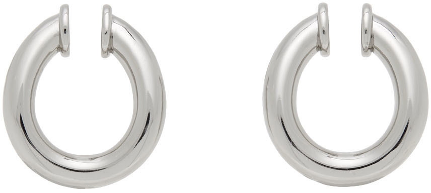 Portrait Report Silver Mini Ear Cuffs