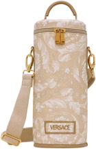 Versace Beige Barocco Wine Cooler Bag