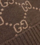 Gucci GG jacquard cashmere beanie