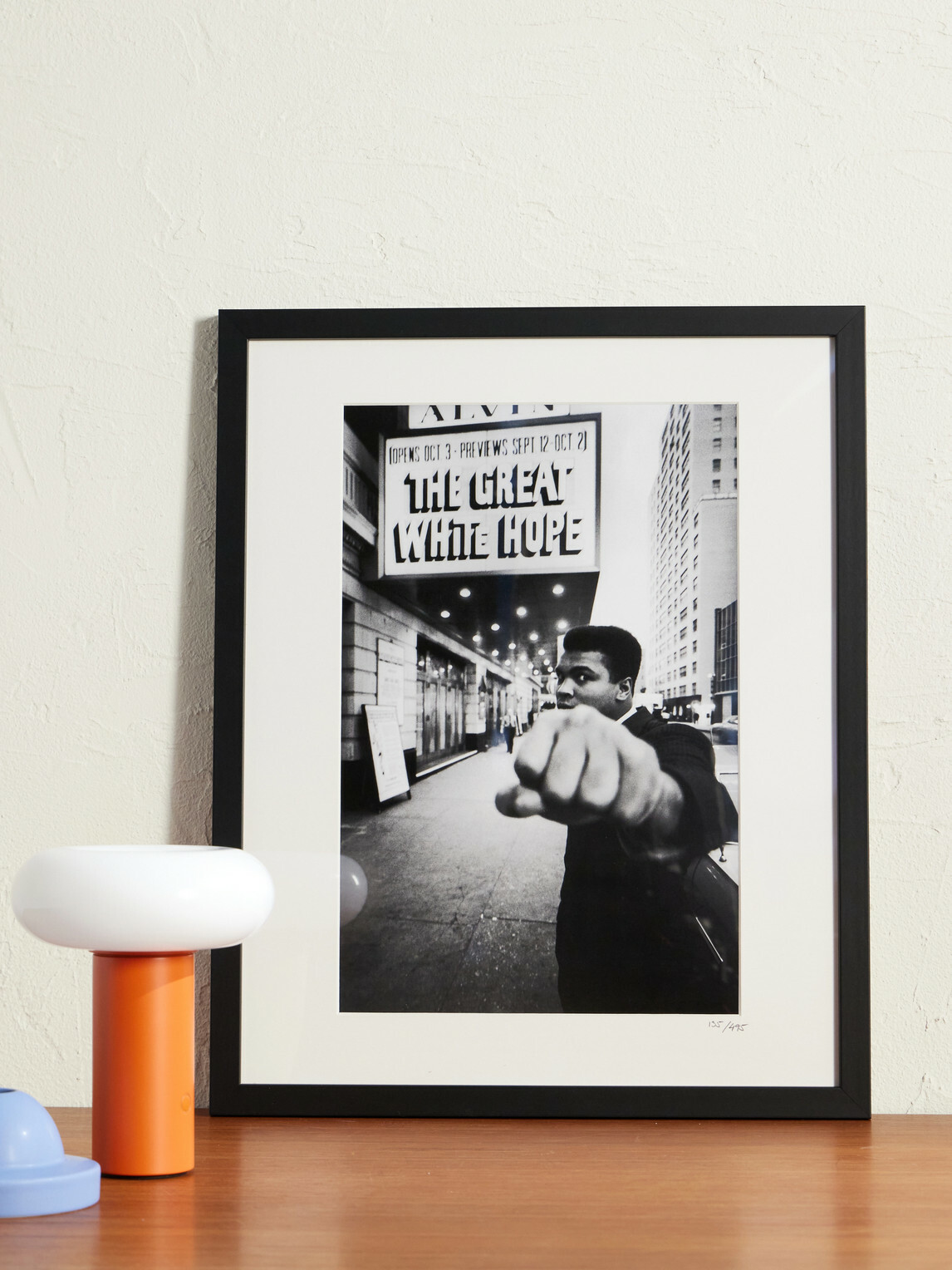 Sonic Editions - Framed 1968 Ali on Broadway Print, 40" x 50"