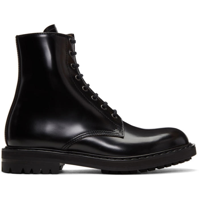 Photo: Alexander McQueen Black Combat Boots