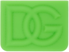 Dolce & Gabbana Green Embossed Card Holder