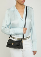 Tory Burch Charlie Small Leather Shoulder bag - Black - One Size