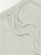 Abc. 123. - Wide-Leg Logo-Detailed Cotton-Blend Jersey Drawstring Shorts - Gray