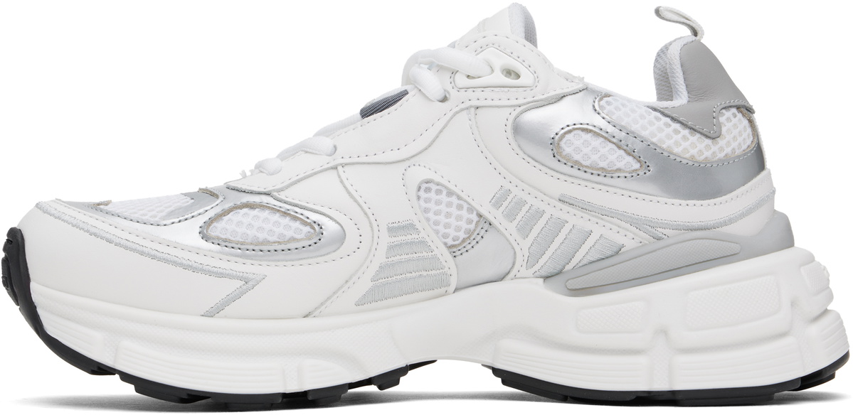 Axel Arigato White & Silver Sphere Runner Sneakers Axel Arigato