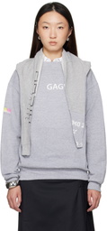 Bless Gray Scarfersweater Sweatshirt