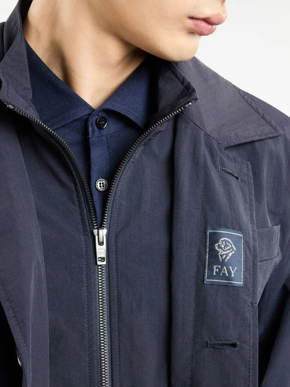 Fay Jacket in Blue