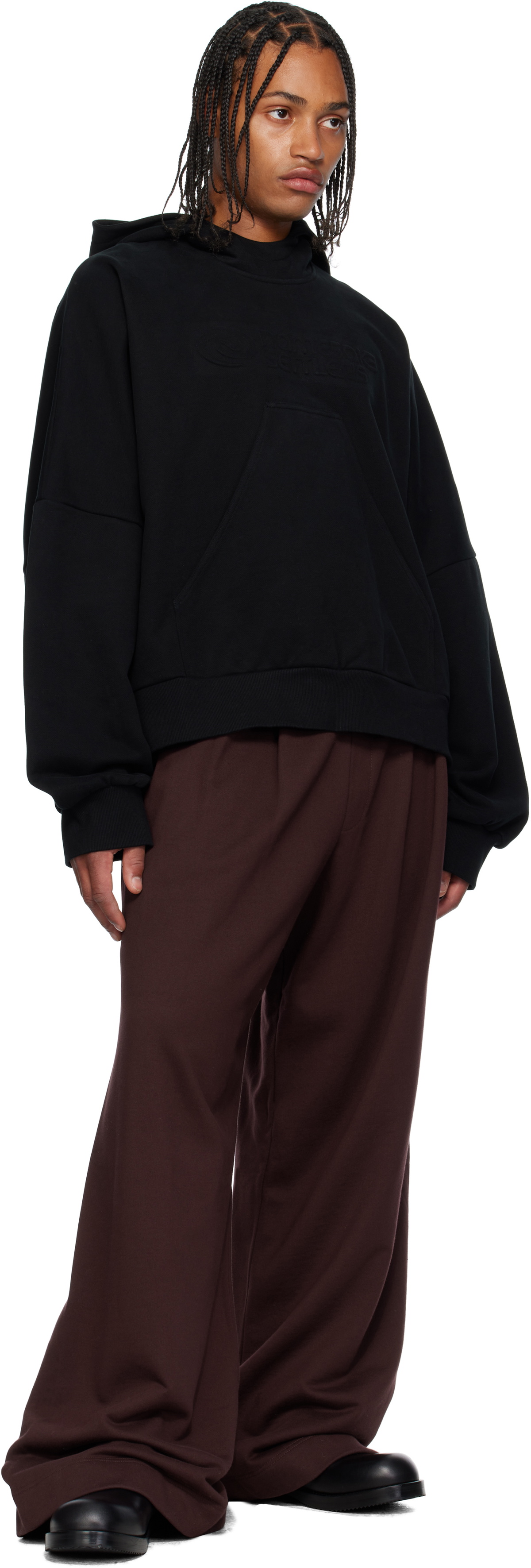 NAMESAKE Black Ports Pop-Up Hoodie