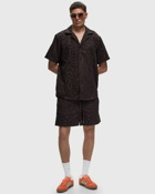 Oas Blossom Terry Shorts Brown - Mens - Casual Shorts