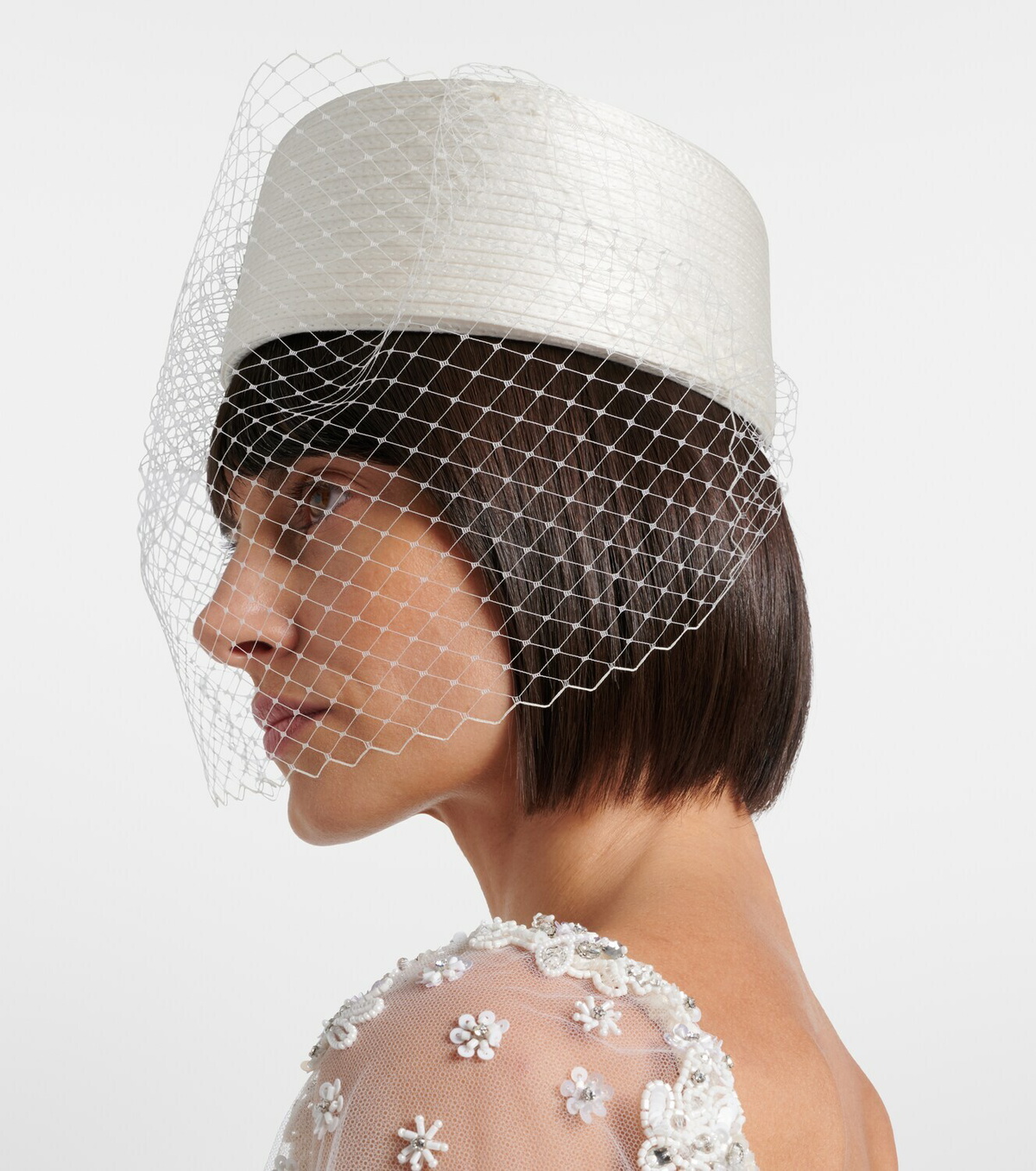 Jennifer Behr Silk-blend hat