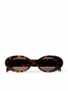 Palm Angels - Gilroy Round-Frame Tortoiseshell Acetate Sunglasses