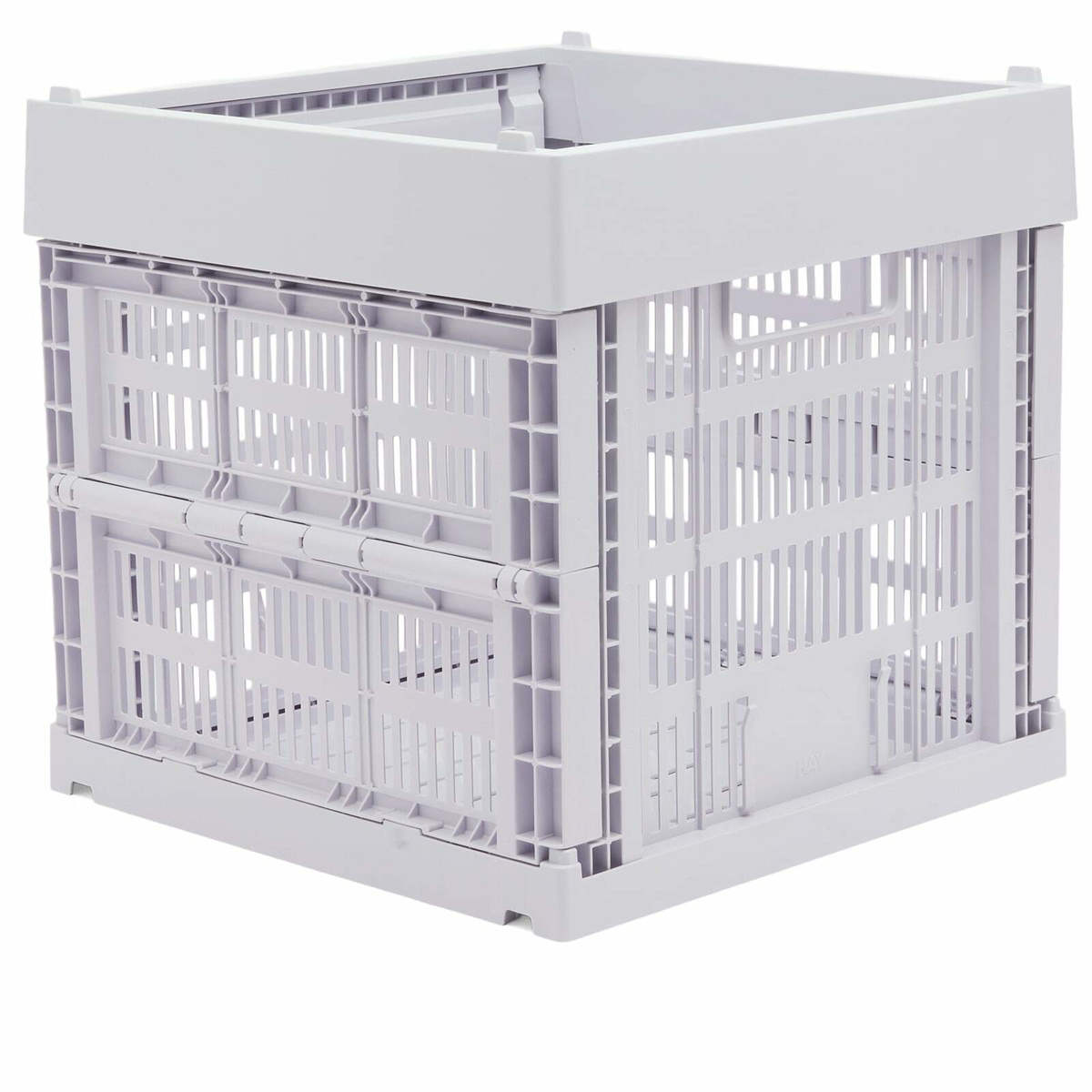 HAY Cube Recycled Colour Crate in Lavender 
