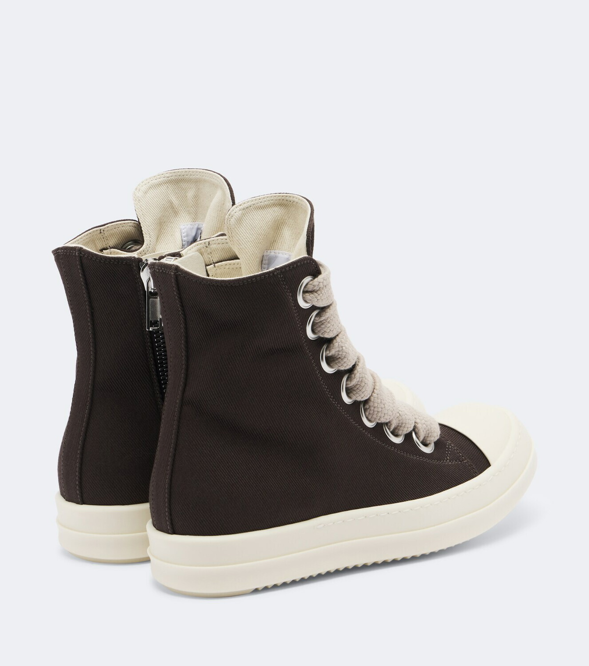 Rick Owens Jumbolace denim sneakers