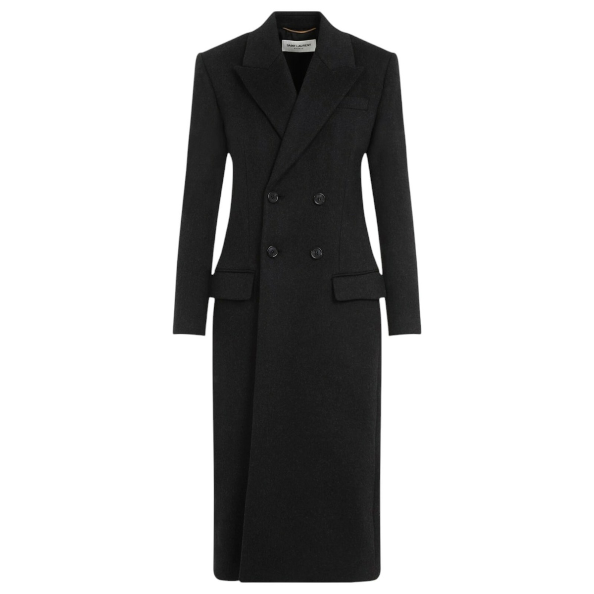 Saint Laurent Double-breasted wool coat Saint Laurent