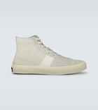 Tom Ford - Cambridge high-top suede sneakers