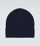 Moncler Cable-knit wool and cashmere beanie