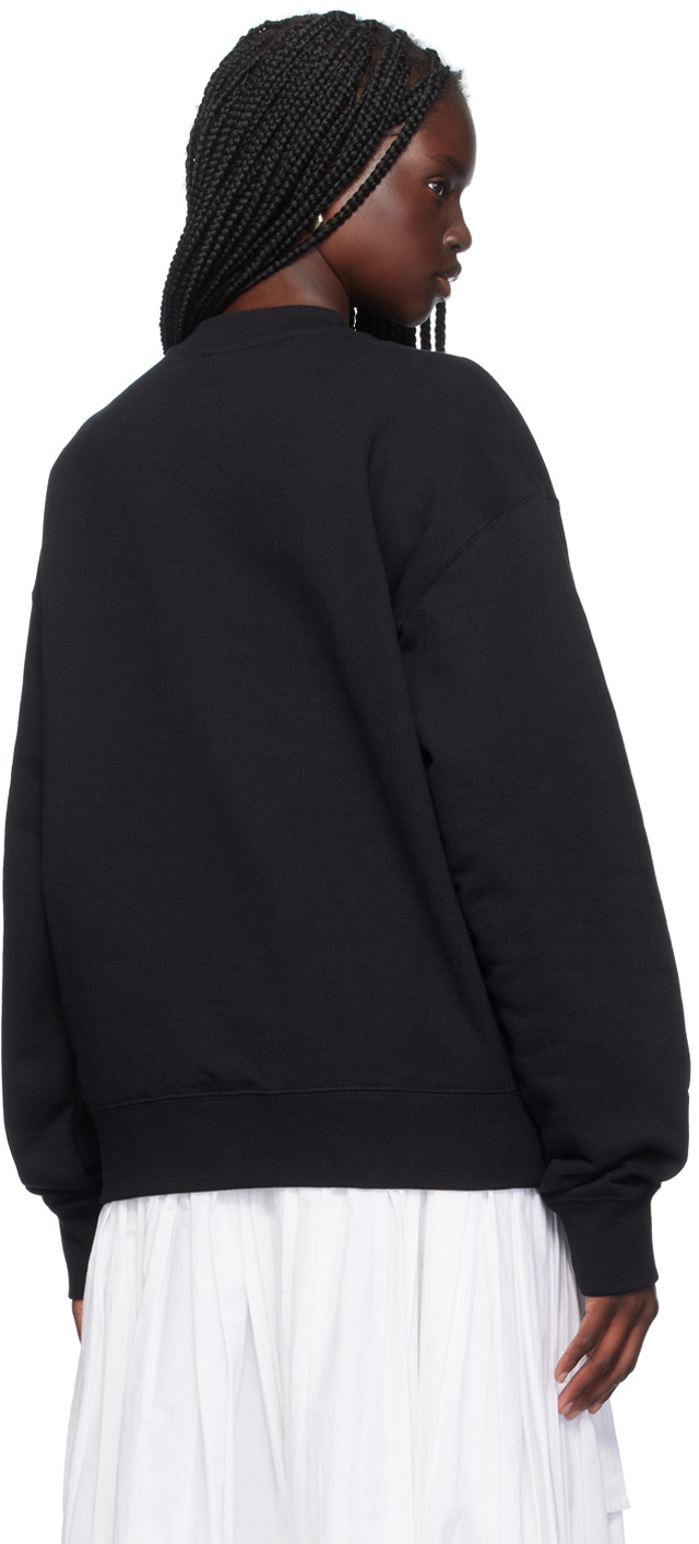 Jil Sander Black Logo Patch Sweatshirt