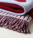 La DoubleJ Dove wool and cashmere blanket