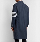 Thom Browne - Striped Ripstop Coat - Blue