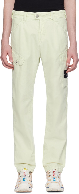 Photo: Stone Island Green Patch Cargo Pants