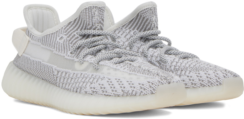 adidas gazelle silver green womens adidas Yeezy Boost 350 V2 Cream White Trainers main image 0