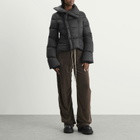 Rick Owens Women's Naska Duvet High Neck Padded Jacket in Black