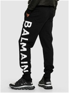 BALMAIN - Logo Printed Cotton Sweatpants