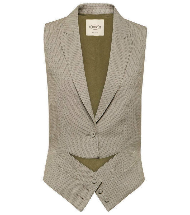 Photo: Tod's Cutout vest