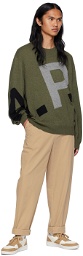 A.P.C. Khaki All Over Sweater