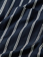 Club Monaco - Button-Down Collar Striped Cotton Shirt - Blue