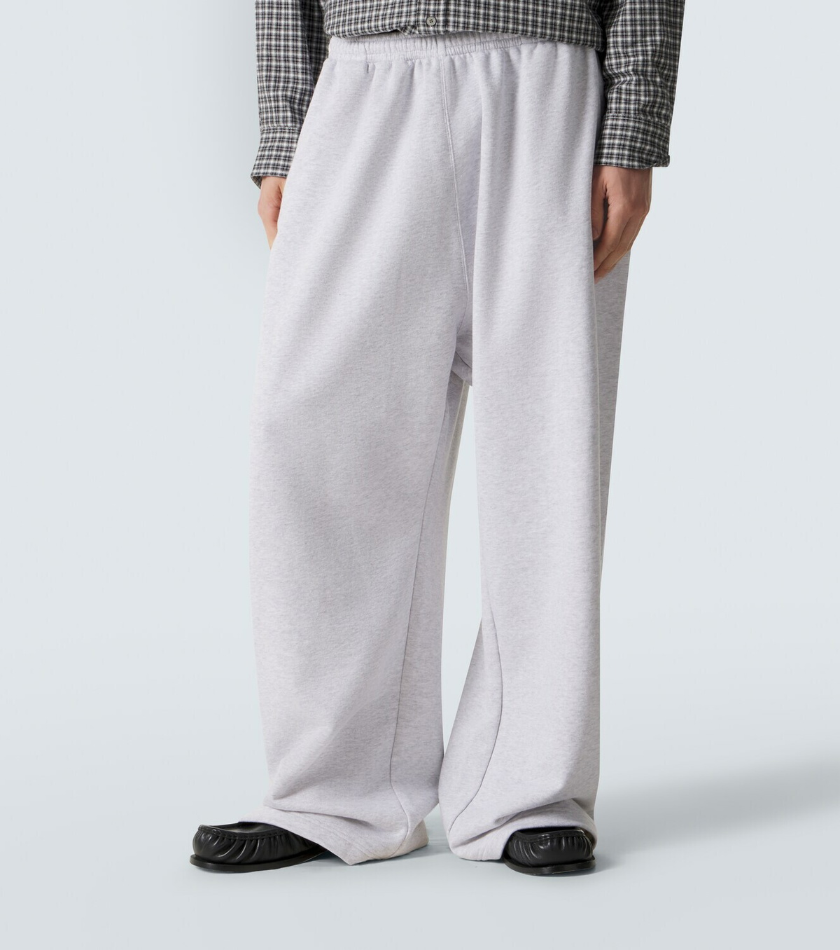 Acne Studios Logo cotton-blend fleece sweatpants