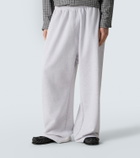 Acne Studios Logo cotton-blend fleece sweatpants