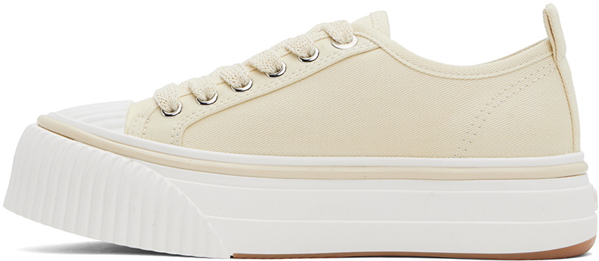 スニーカー Low Top Ami 1980 Sneakers - AMI Paris - Cotton - Off White AMI Paris Off-White Low Top Ami 1980 Sneakers AMI
