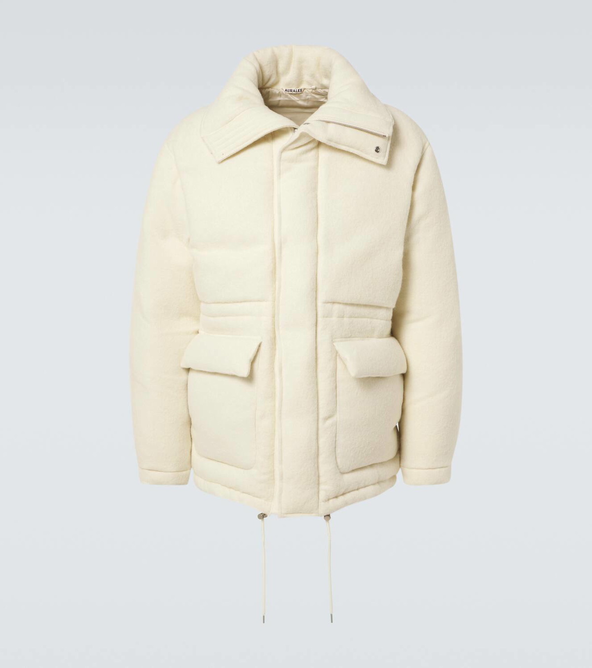 Auralee Alpaca and wool down jacket Auralee