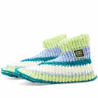 Homework Men's Knitted Slipper in Pistachio Green