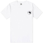 Rats Men's Circle Pocket T-Shirt in White