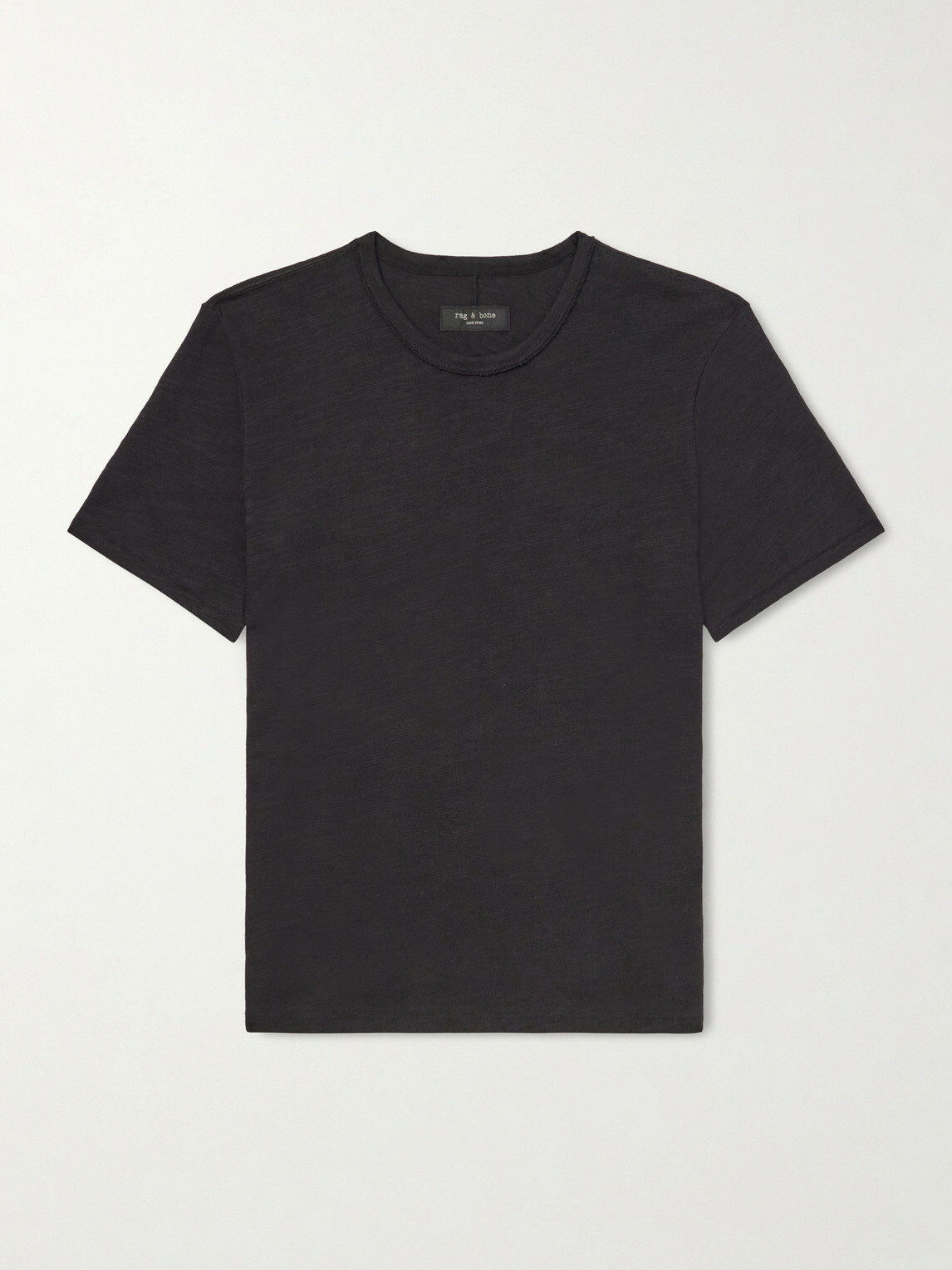 Rag & Bone - Classic Cotton-Jersey T-Shirt - Black
