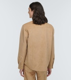 Nanushka - Tristo faux suede overshirt