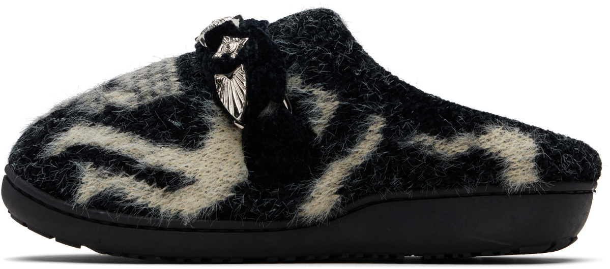Toga Virilis Black SUBU Edition Knit Slipper Loafers