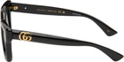 Gucci Black Round Frame Sunglasses