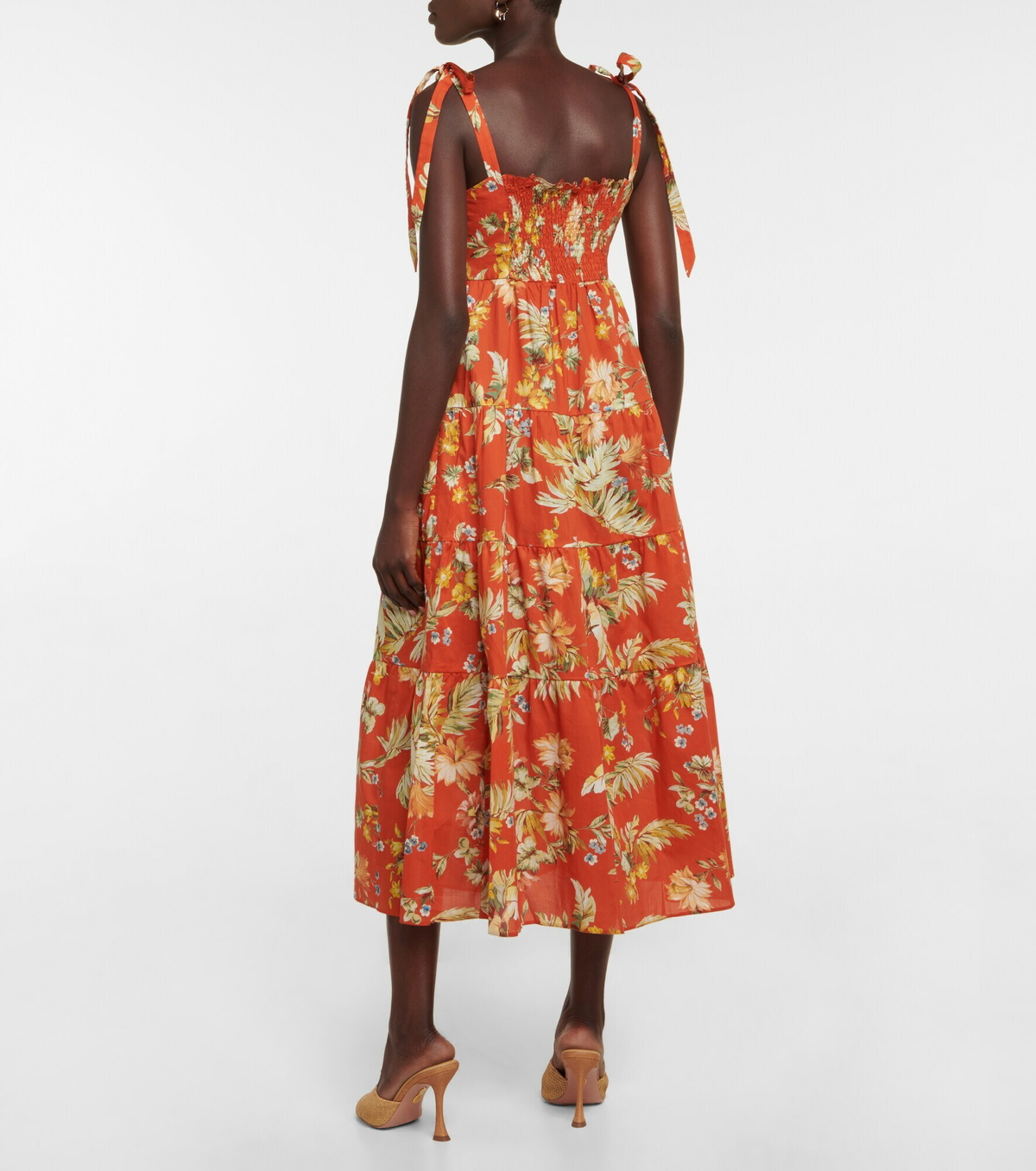 Erdem - Vacation Georgia floral cotton midi dress Erdem